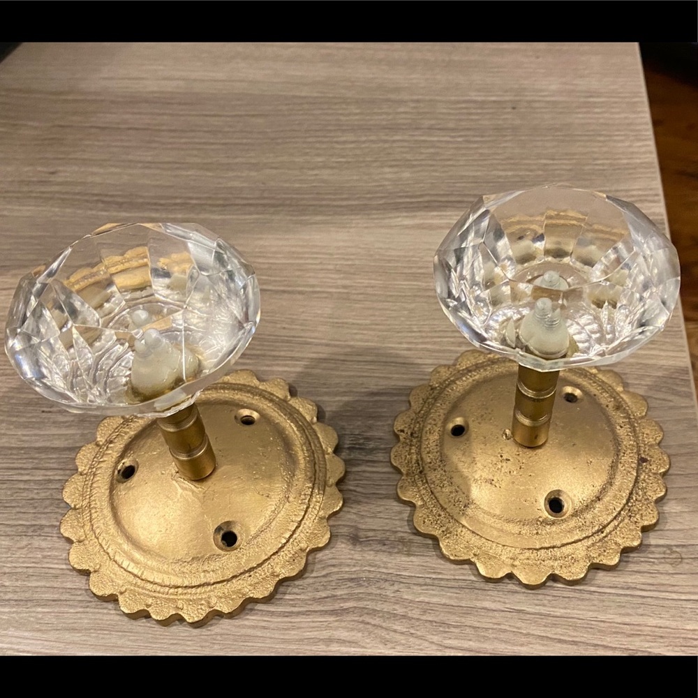 Anthropologie Gold Curtain Tiebacks